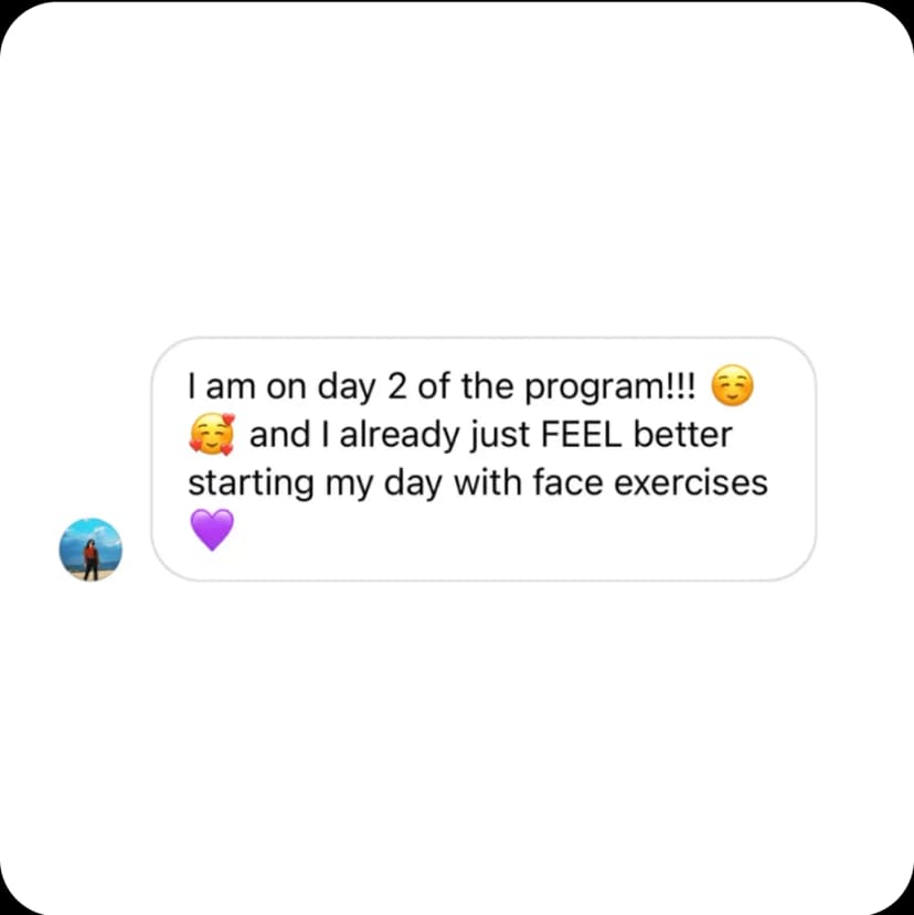 Face yoga testimonial 5